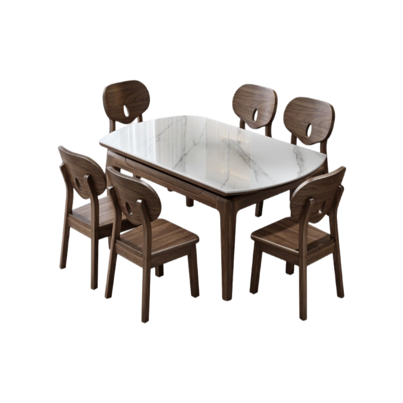 Tavolo Rettangolare in Noce Nero